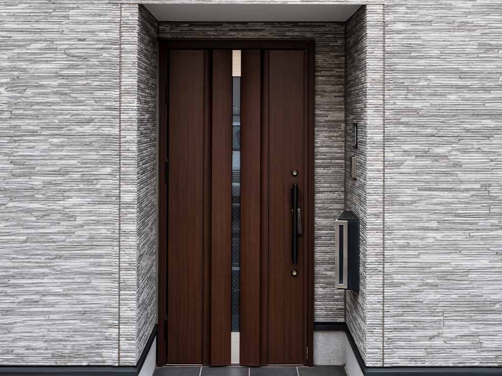 puerta de madera PVC